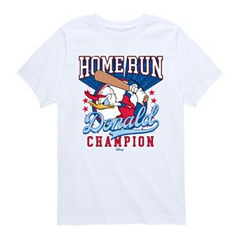 Boys 8-20 Disney's Donald Duck Home Run Champion Graphic Tee