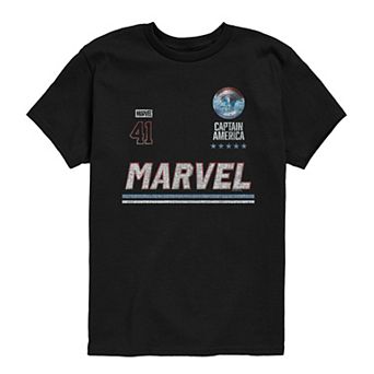 Boys 8-20 Marvel Captain America Distressed Graphic Tee