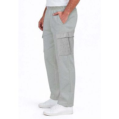 KingSize Men's Big & Tall Reverse Weave Cargo Pants