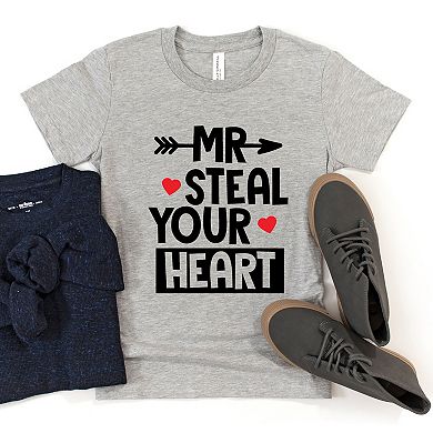 Mr. Steal Your Heart - Youth Short Sleeve Graphic T-Shirt