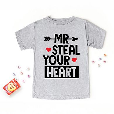 Mr. Steal Your Heart - Youth Short Sleeve Graphic T-Shirt