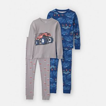 Boys 4-12 Carter's 4 pc Fun Print Pajama Set
