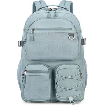 Water Resistant Backpack with Multiple Pockets for School Travel and Outdoor