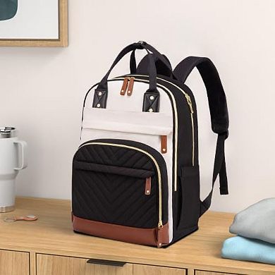 Work Travel Laptop Backpack with USB Charger Waterproof and Anti Theft