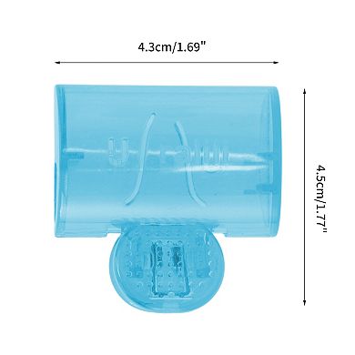 Square Toothbrush Covers 4 Pcs for Travel and Home Use