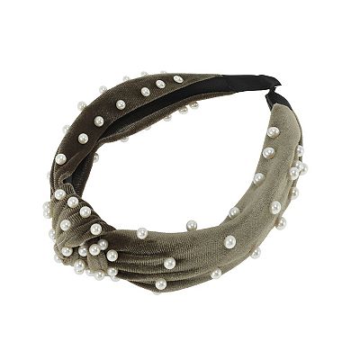 Velvet Pearl Knot for Women 1 Pc