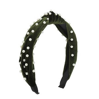 Velvet Pearl Knot for Women 1 pc