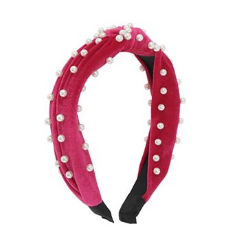 Velvet Pearl Knot for Women 1 pc