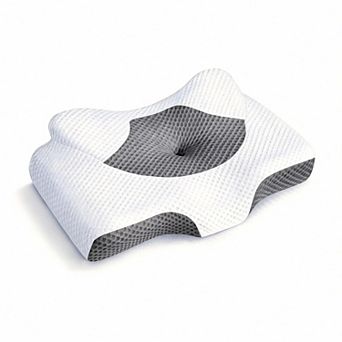 Ergonomic Memory Foam Pillow for Neck Pain Relief - Adjustable, Breathable, Odorless
