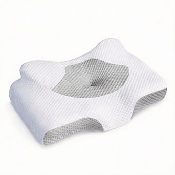 Ergonomic Memory Foam Pillow for Neck Pain Relief - Adjustable, Breathable, Odorless