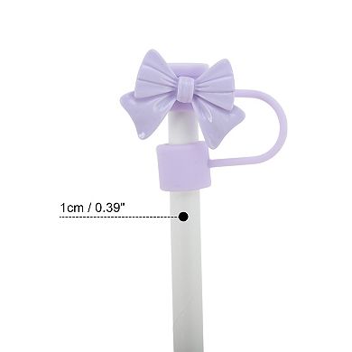 Bow Straw Cover Cap 4 Pcs