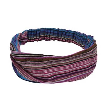 Stripes Wide Headband for Women 1 pc