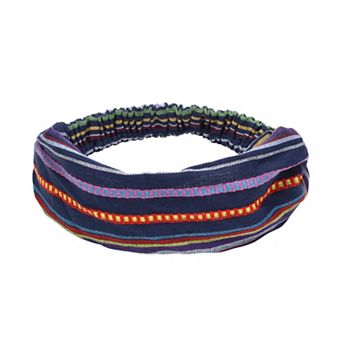 Stripes Wide Headband for Women 1 pc