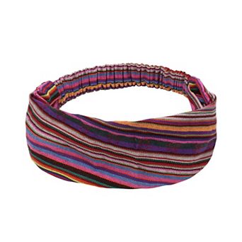 Stripes Wide Headband for Women 1 pc