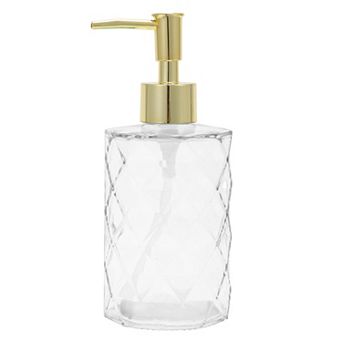 1 pc Reusable Diamond-shaped Soap Dispenser 11.16oz