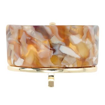 Fashion Rectangular Texture Ponytail Buckle Hair Clip for Women 1 pc
