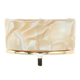 Fashion Rectangular Texture Ponytail Buckle Hair Clip for Women 1 pc