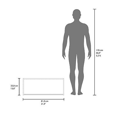 Slana Wall Cabinet, 2 Sliding doors, 1 Shelf