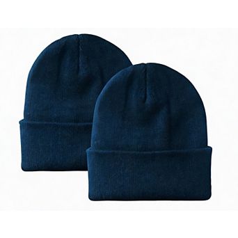 Unisex Knit Beanie Hats: Double Layer, Soft, Stretchy, Multi-Use, Perfect Gift