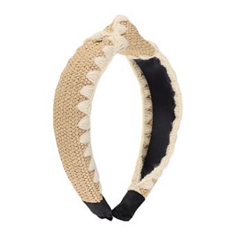 Yarn-edge Knotted Headband for Women 1 pc