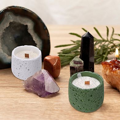 Scented Candle Jar for Home, Natural Soy Wax Cement Jar Large Home Decor Scented Candles