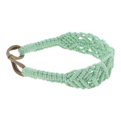 Hand-Woven Argyle Headbands for Women 1 Pc