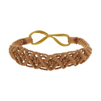 Hand-Woven Argyle Headbands for Women 1 pc