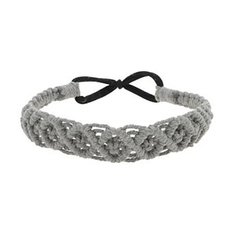 Hand-Woven Argyle Headbands for Women 1 pc