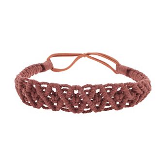 Hand-Woven Argyle Headbands for Women 1 pc