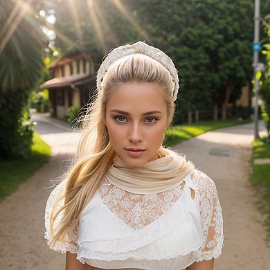 1 Pc Cute Mesh Knotted Headband Headbands for Women