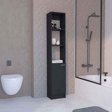 Parks Linen Cabinet, 1 Door, 6 Shelves