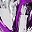 Purple Silver Tone