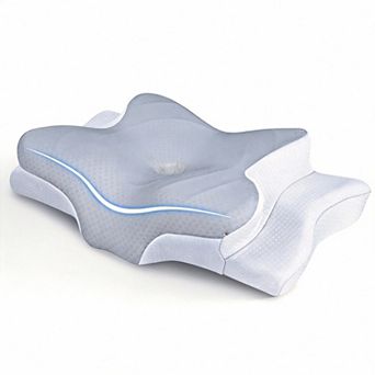 Ergonomic Contour Memory Foam Pillow for Neck Support