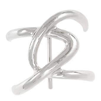Irregular Cross Ponytail Buckle Hair Clip for Women 1 Set