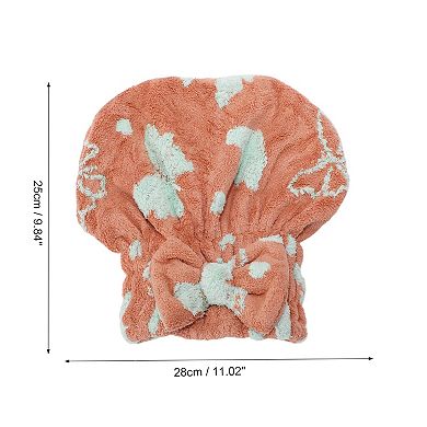 Women Comfortable Single Layer Butterfly Hair Towel for Travel