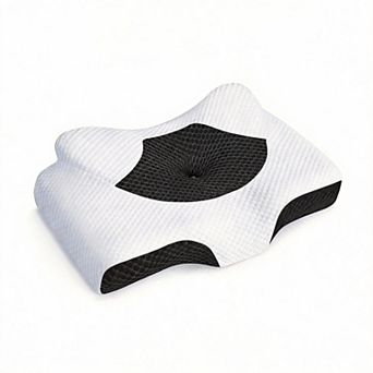 Memory Foam Pillow for Neck Pain Relief, Adjustable Orthopedic Support, Side/Back Sleepers