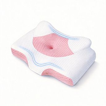 Memory Foam Pillow for Neck Pain Relief, Adjustable Orthopedic Support, Side/Back Sleepers