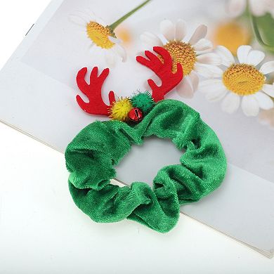 Fashion Christmas Antlers Hair Elastics 1 Pc