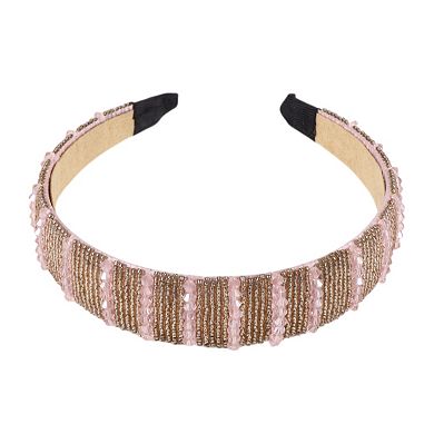 Beads Wide-brimmed Headband for Women 1 Pc