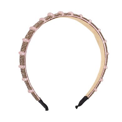 Beads Wide-brimmed Headband for Women 1 Pc