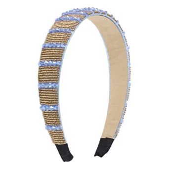 Beads Wide-brimmed Headband for Women 1 pc