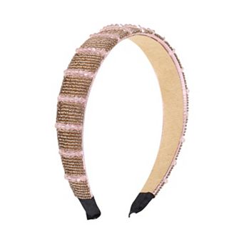 Beads Wide-brimmed Headband for Women 1 pc