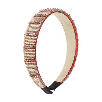 Beads Wide-brimmed Headband for Women 1 pc
