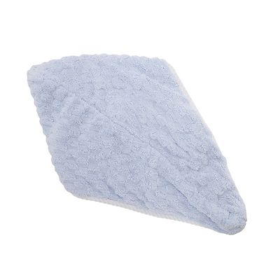 1 Pc Water-absorbent Double Layer Hair Towel for Bathroom Hotel