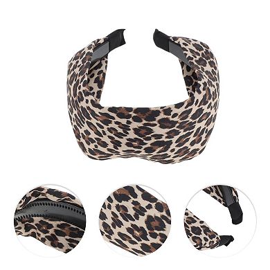 Cute Leopard Print Wide Side Headbands for Women 1 Pc