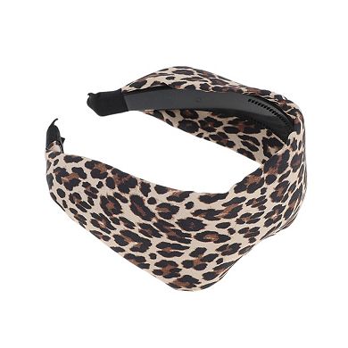 Cute Leopard Print Wide Side Headbands for Women 1 Pc