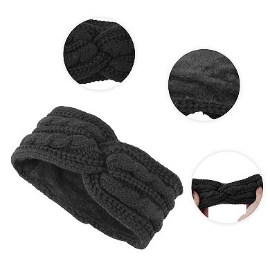 Comfortable Headband Cross Cable Knitted Headband 1 Pc