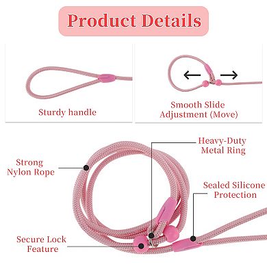 No-Pull Dog Leash with Comfortable Rope Design for Dogs 1 Pc