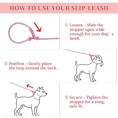 No-Pull Dog Leash with Comfortable Rope Design for Dogs 1 Pc