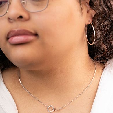 Belinda Jewelz Polished Sterling Silver Hoop Earrings